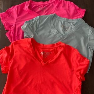 Skechers Women's Short Sleeve workout Tees - lot of 3
